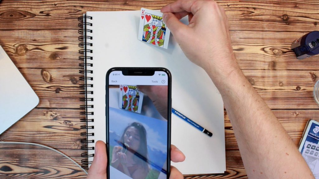 Drawing in AR Mode with Da Vinci Eye App for iOS!